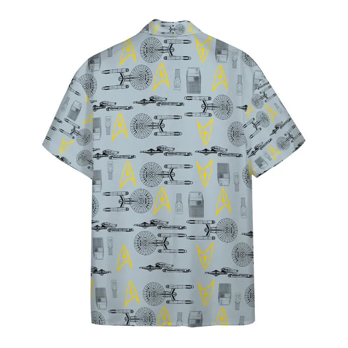 3D S.T Shipyards Gray Custom Hawaiian Shirt, summer aloha shirt, Summer gift for him