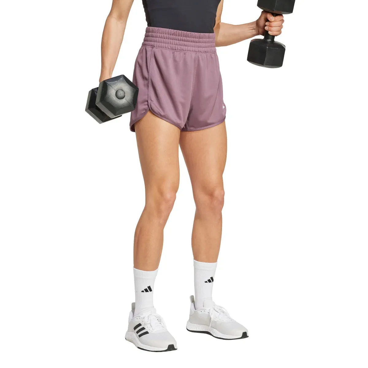 adidas Women's Pacer Knit High Waisted Training Shorts