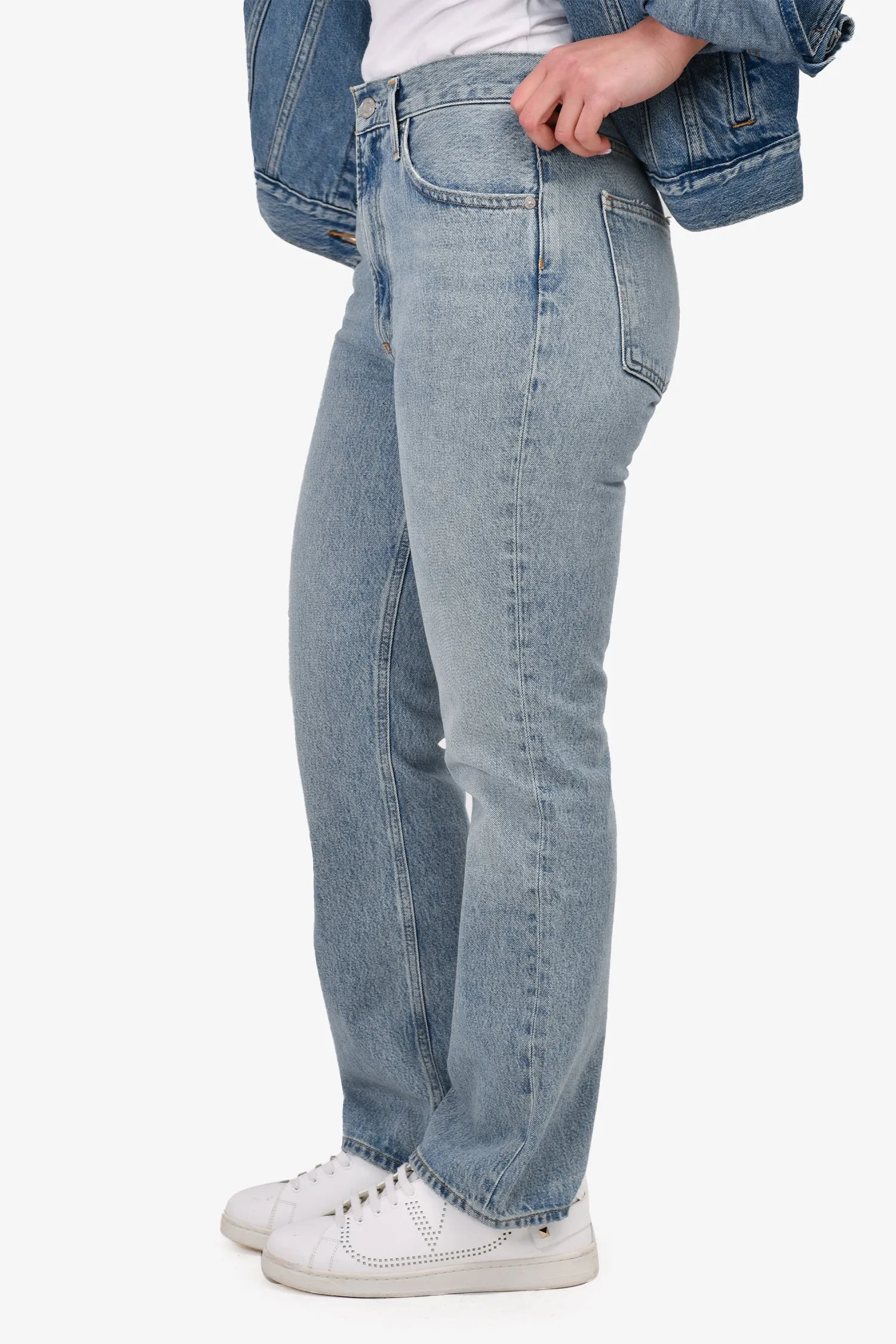 Agolde Light Wash 'Vintage Boot' Denim Jeans Size 27