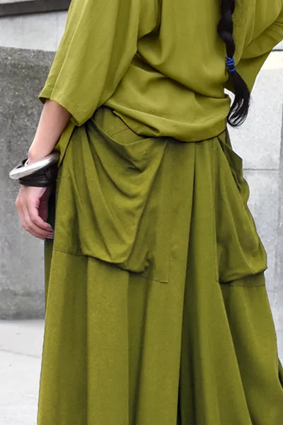 Alamo Pant in Green Chartreuse Boston