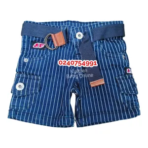 Baby Boy Shorts (Palomino) Striped