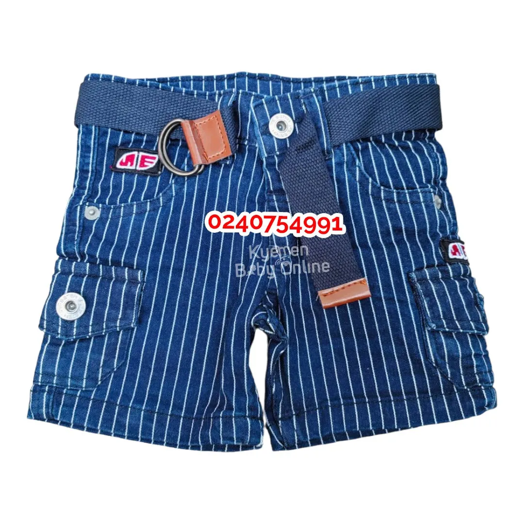 Baby Boy Shorts (Palomino) Striped