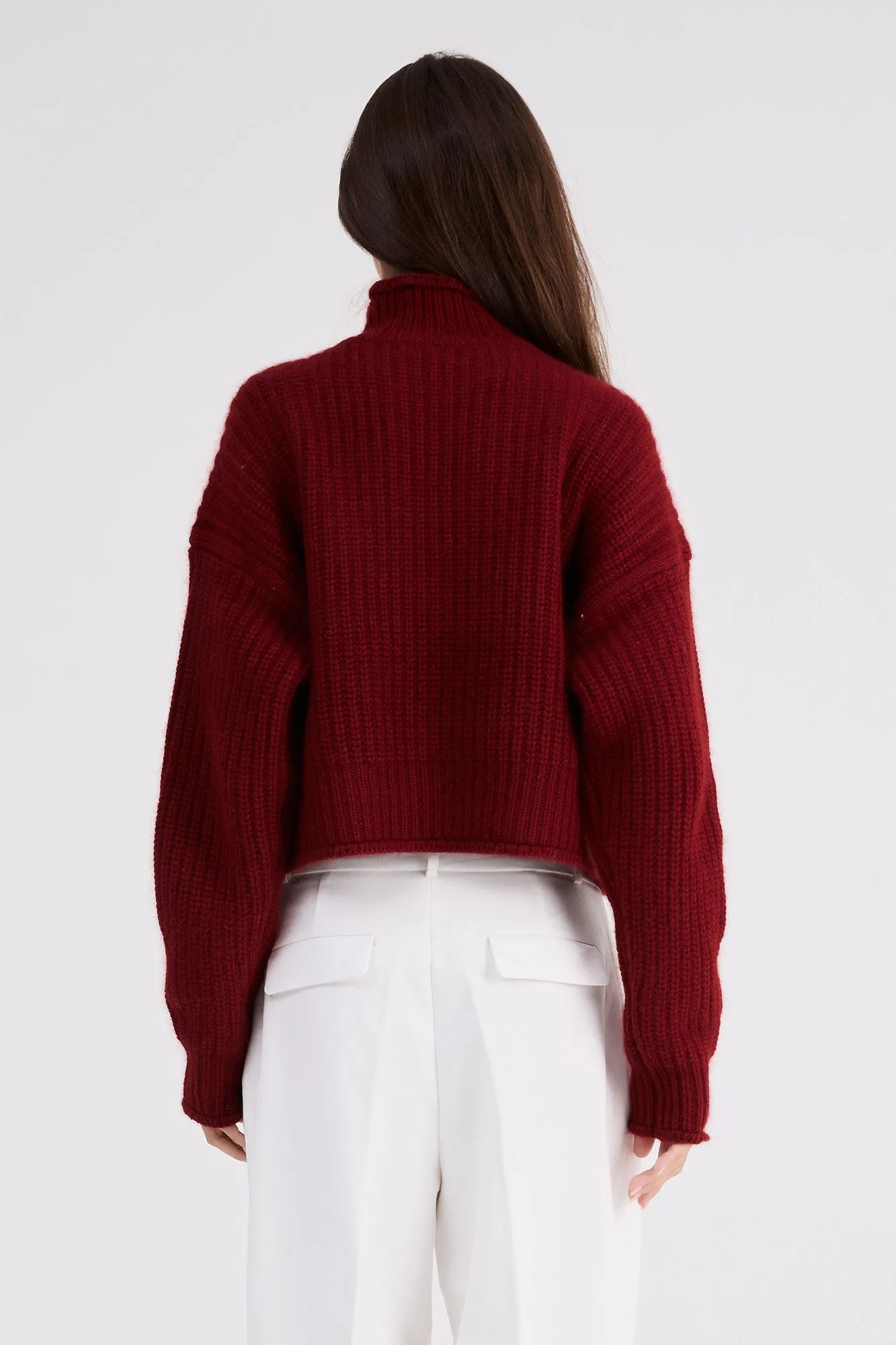   Beryll Carole Cashmere Sweater | Cranberry