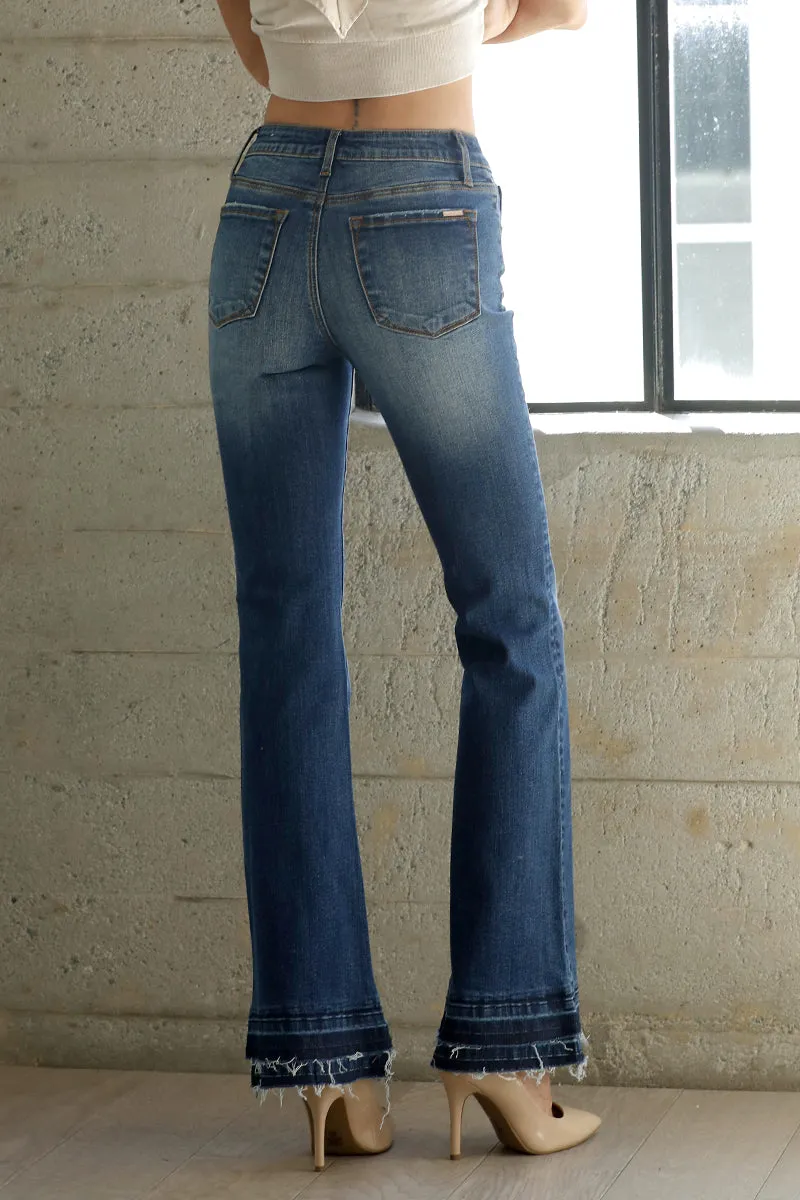 Blake Un-Hem Flare Jeans
