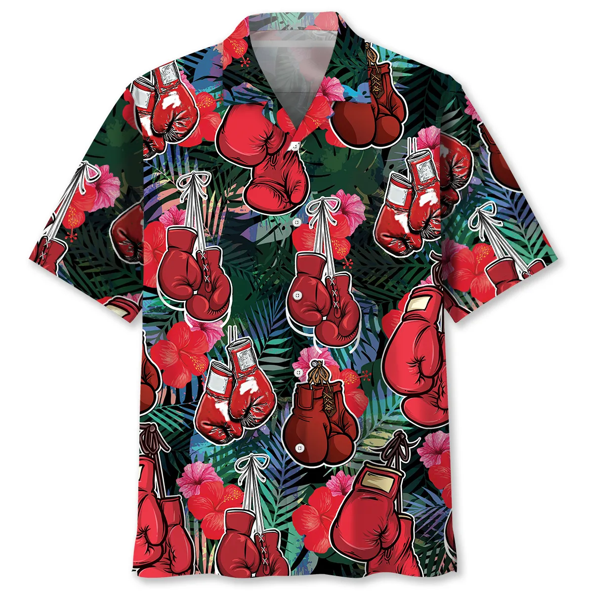 Boxing Tropical Hawaiian Shirt