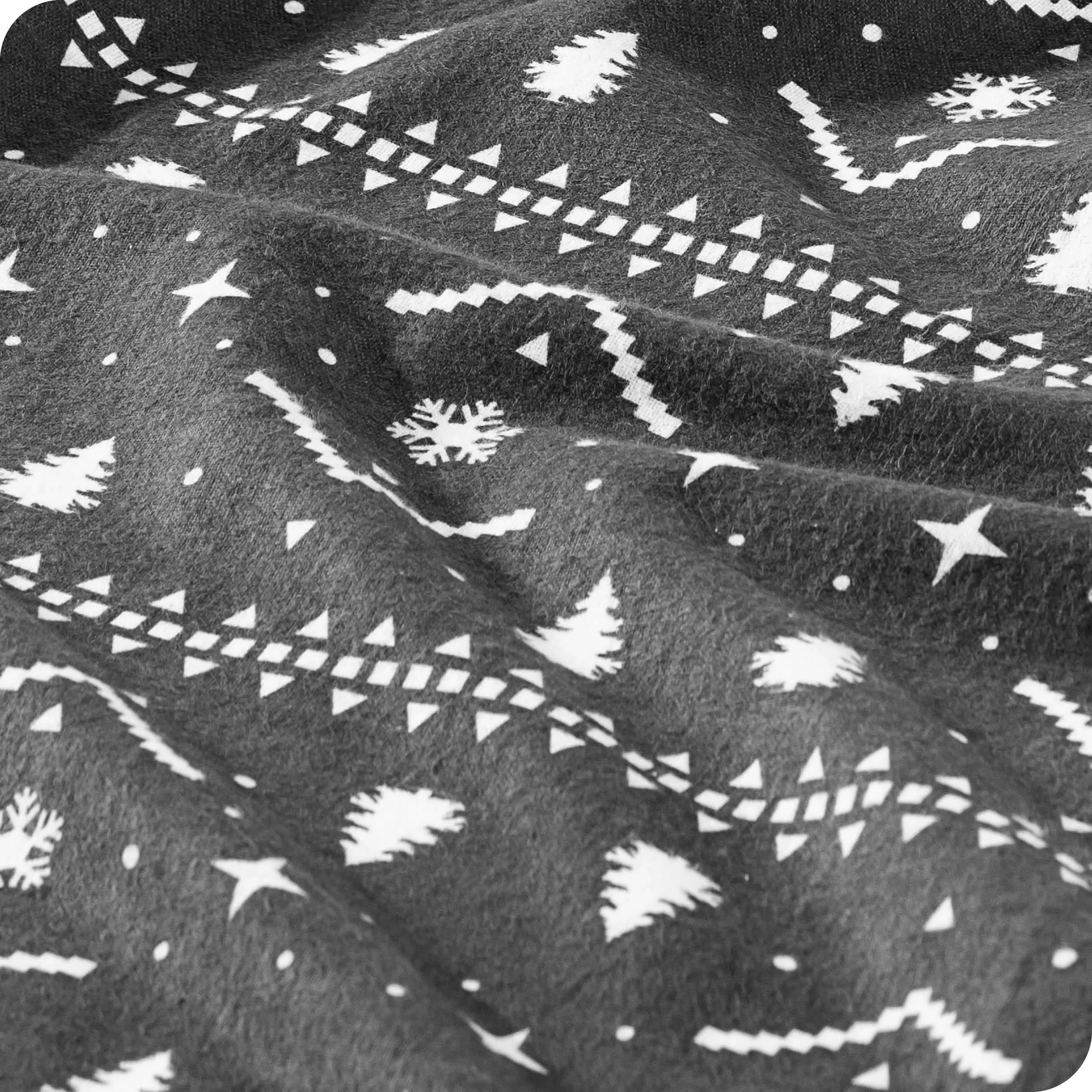 Cotton Flannel Sheet Set - Winter Alpine