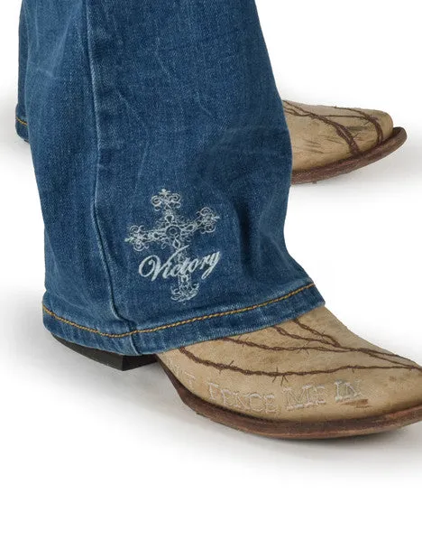 Cowgirl Tuff Ladies Jeans - Mid Rise - Lisa's Legacy Classic