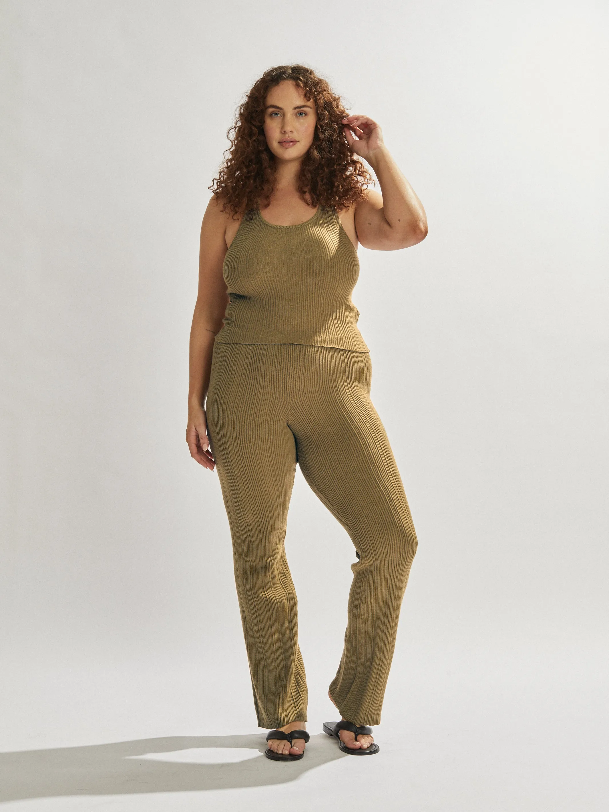 Henley Pants Khaki