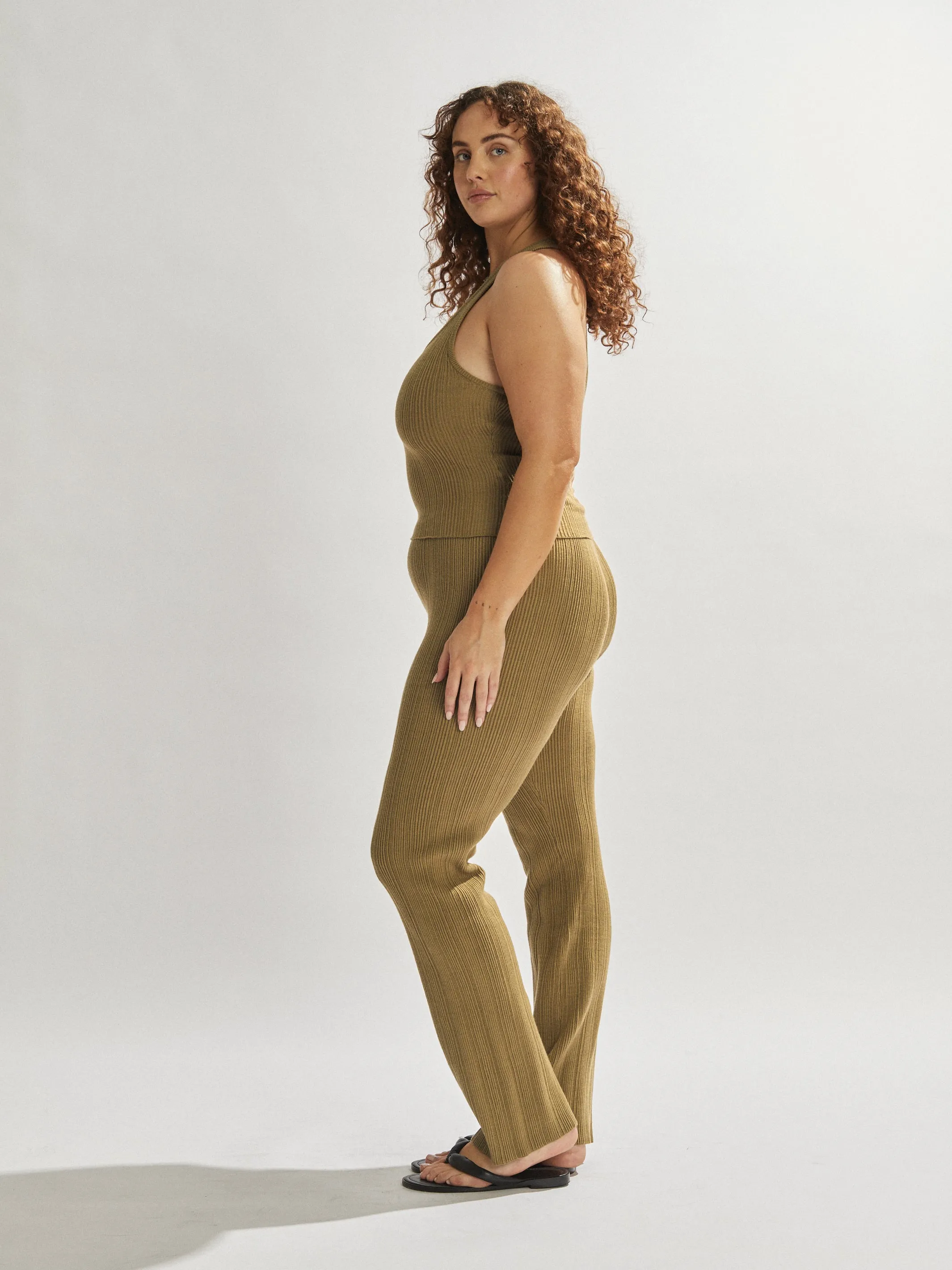 Henley Pants Khaki