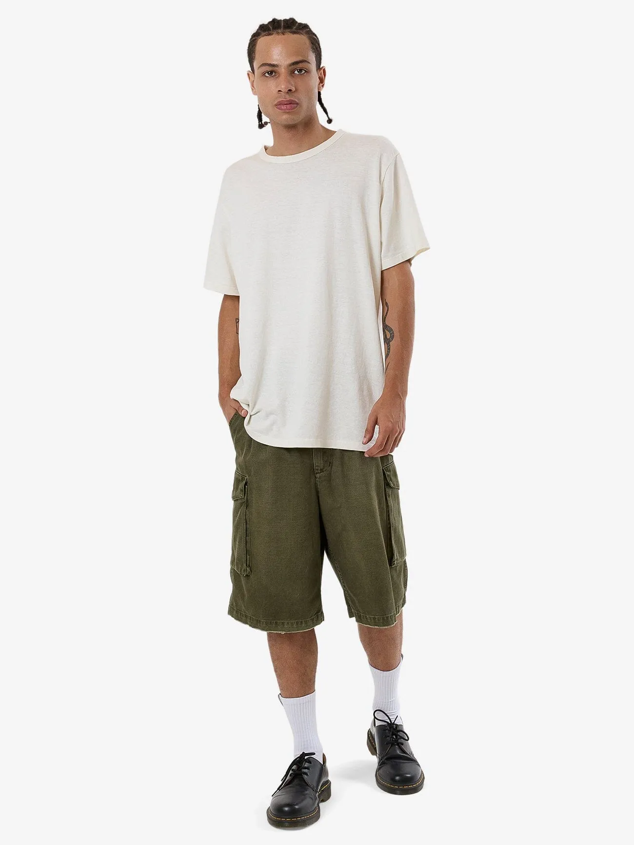 Issued Big Slacker Cargo Short - Grape Leaf