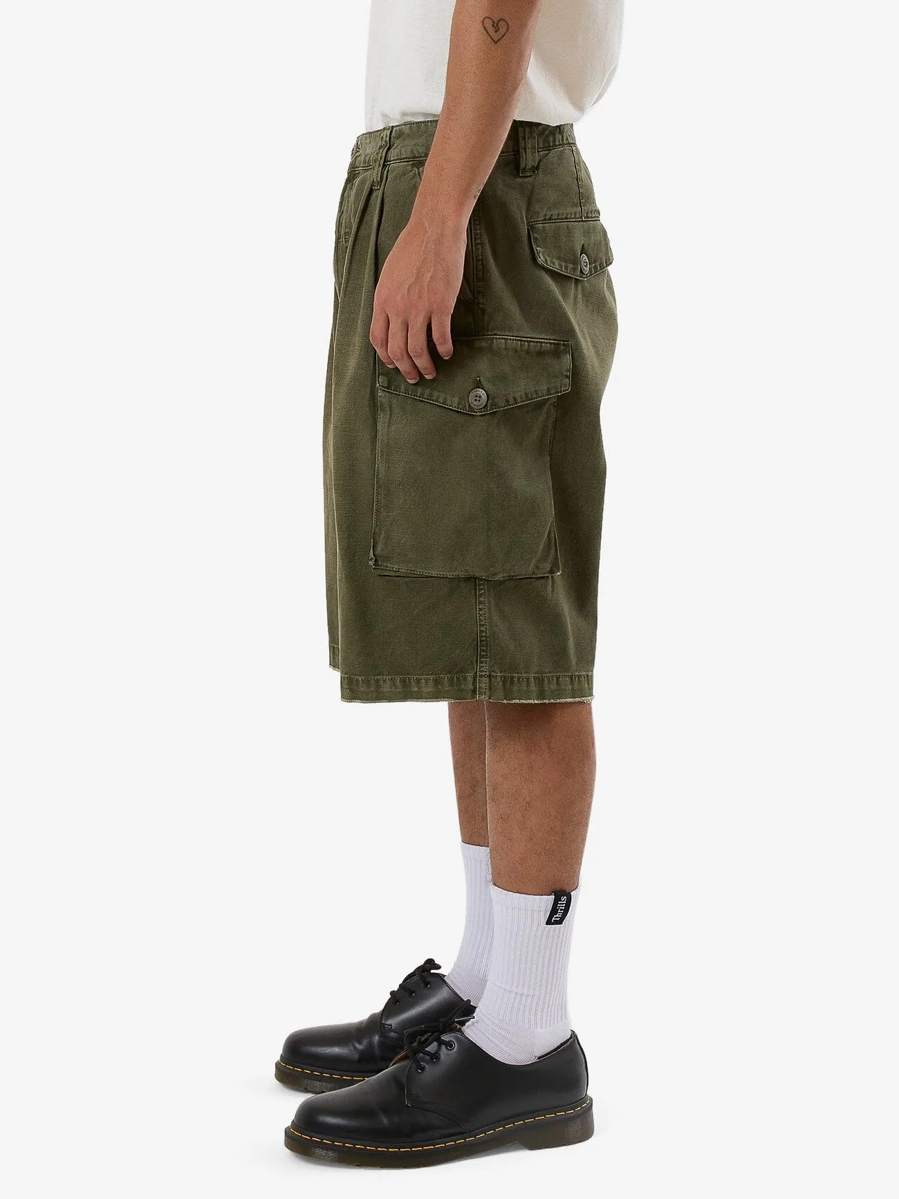Issued Big Slacker Cargo Short - Grape Leaf