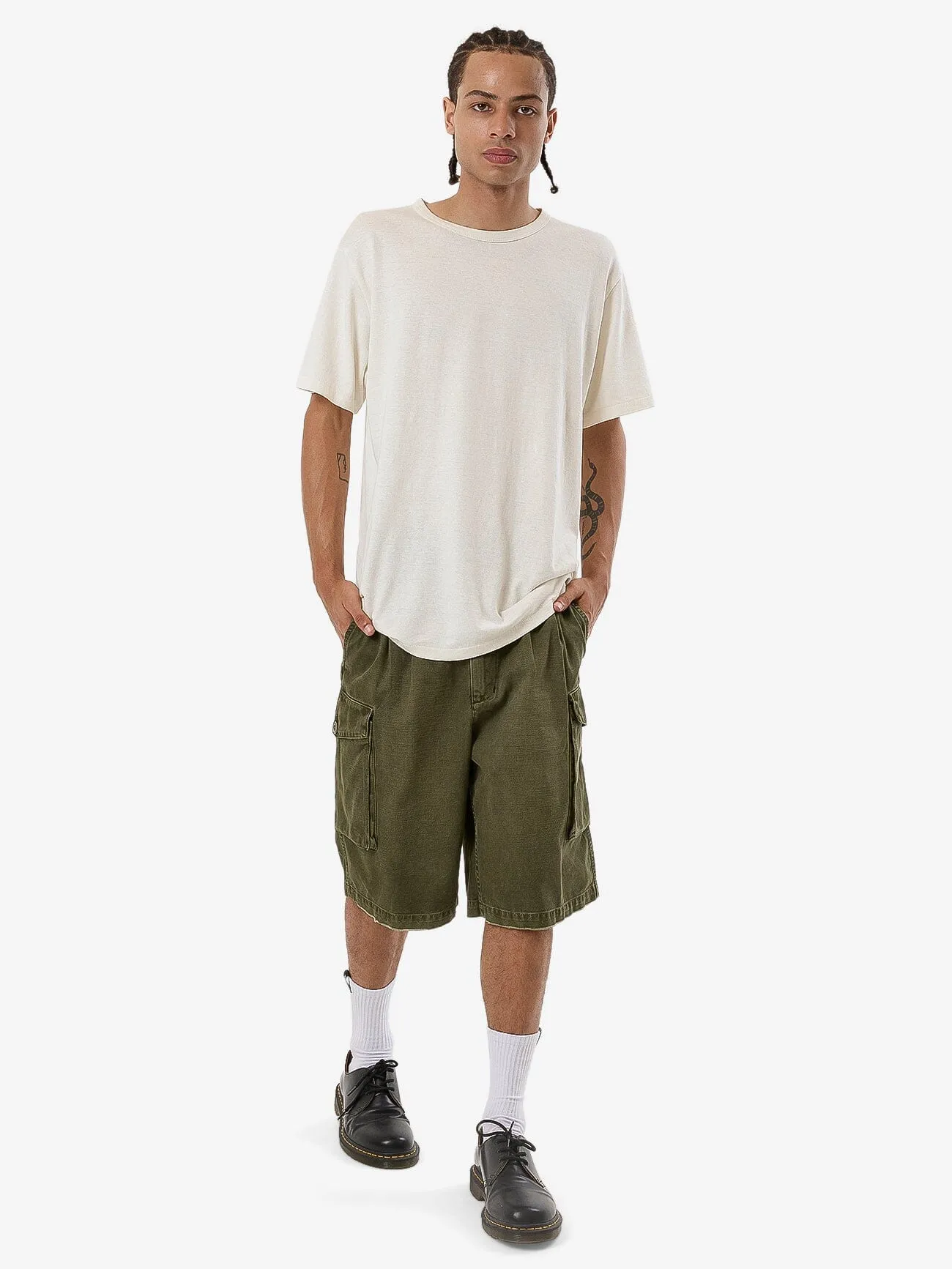 Issued Big Slacker Cargo Short - Grape Leaf