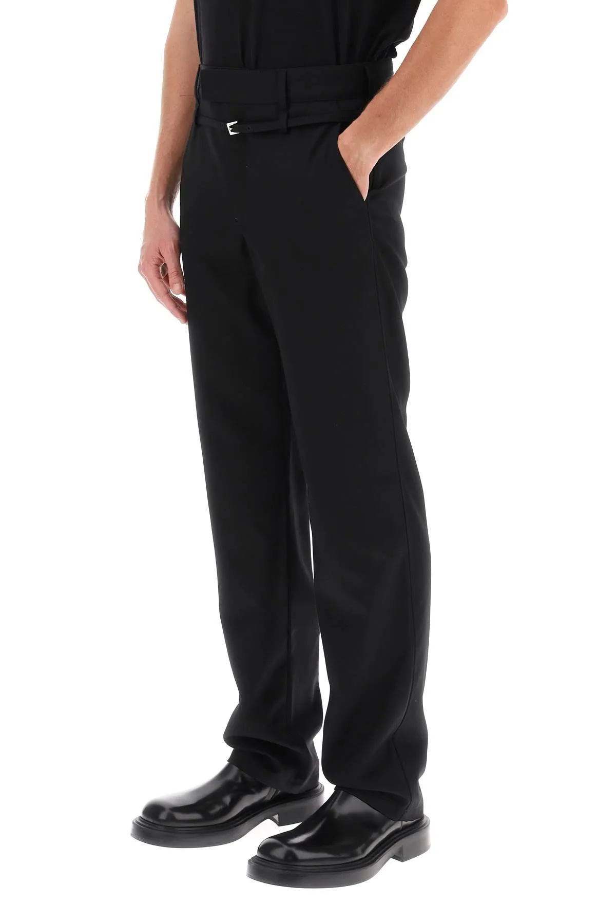 Jacquemus Le Pantalon Disgreghi Belted Pants