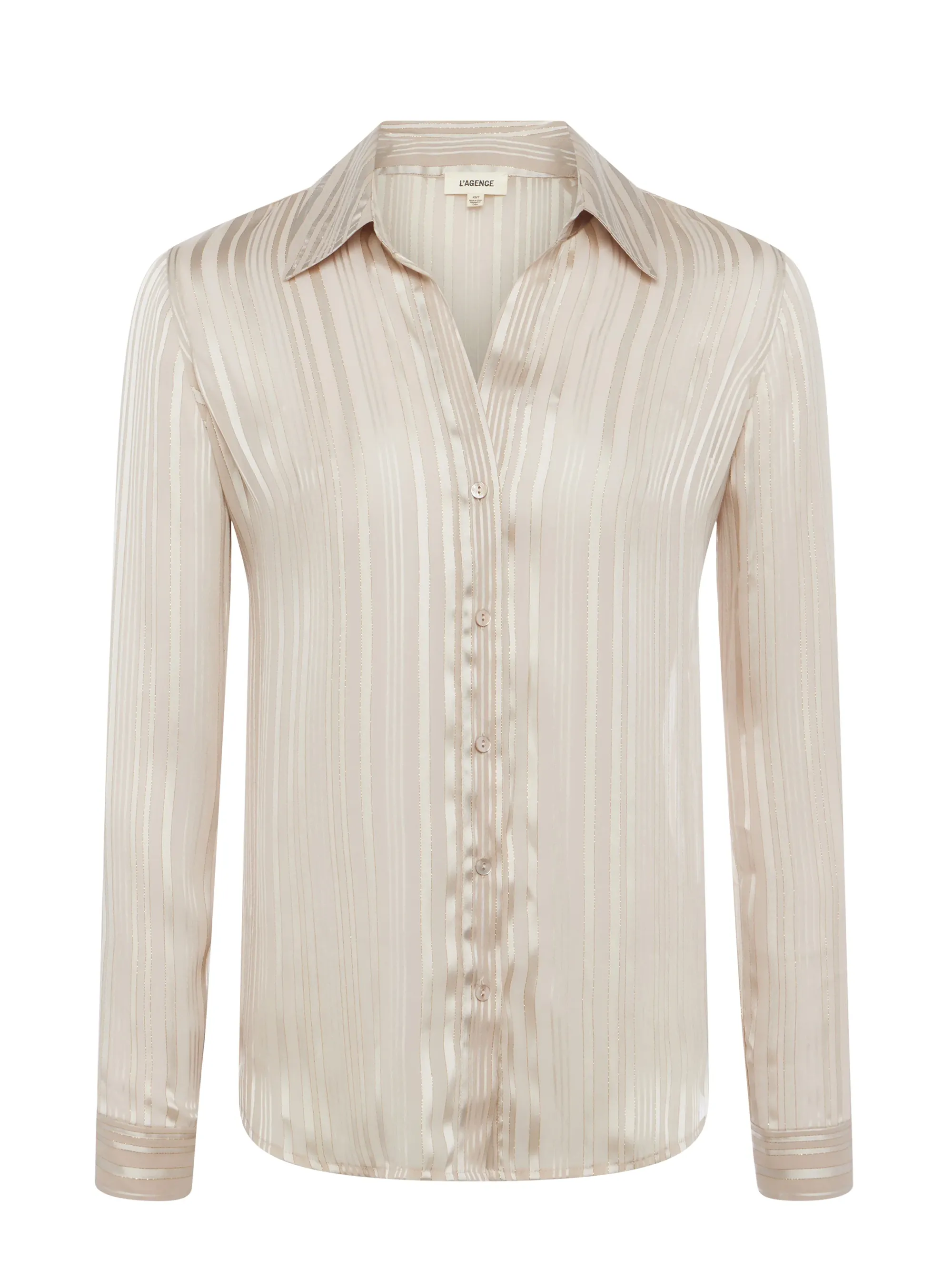 L'AGENCE Argo Striped Blouse