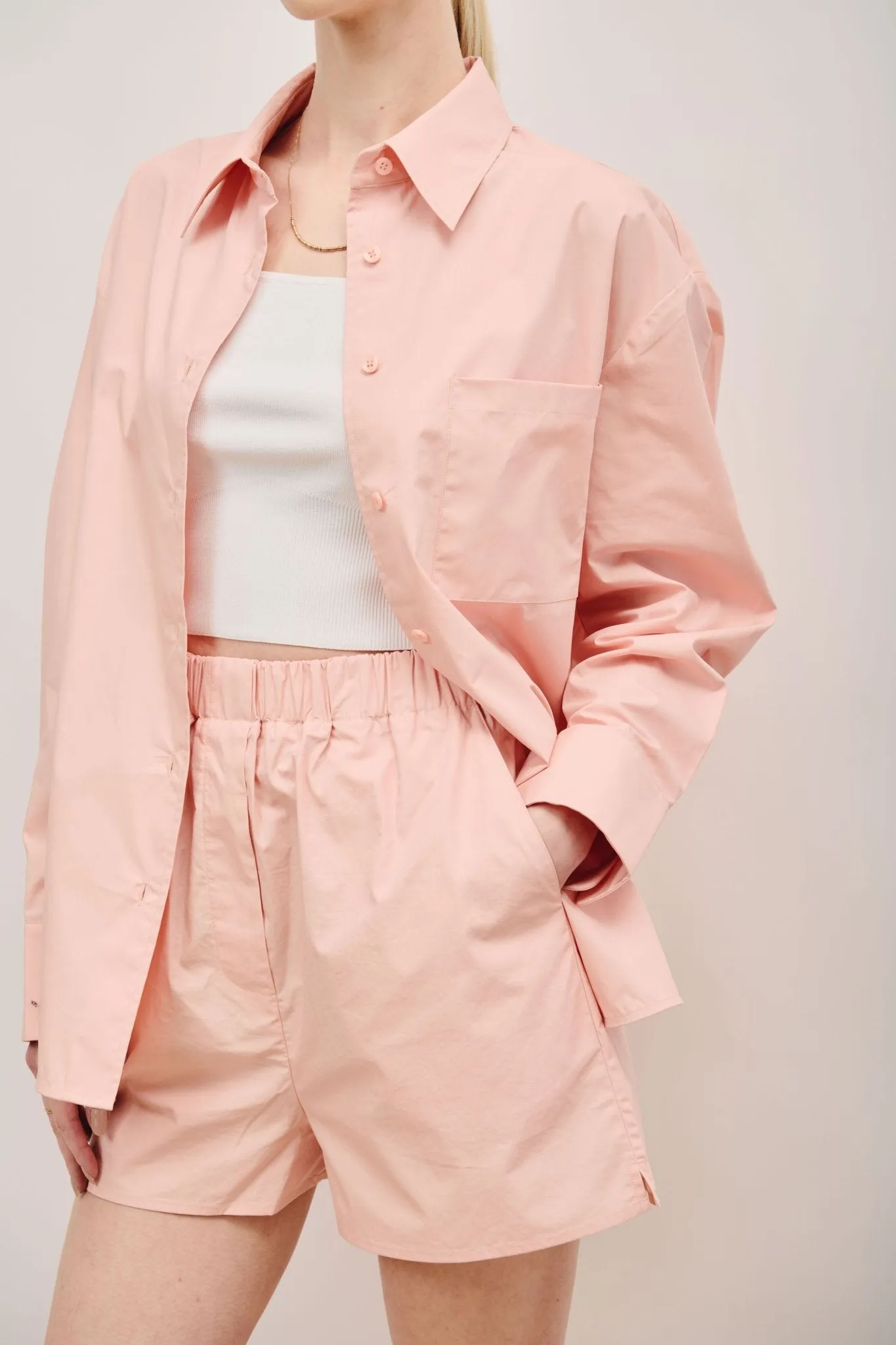 LUI cotton shorts (Pink)