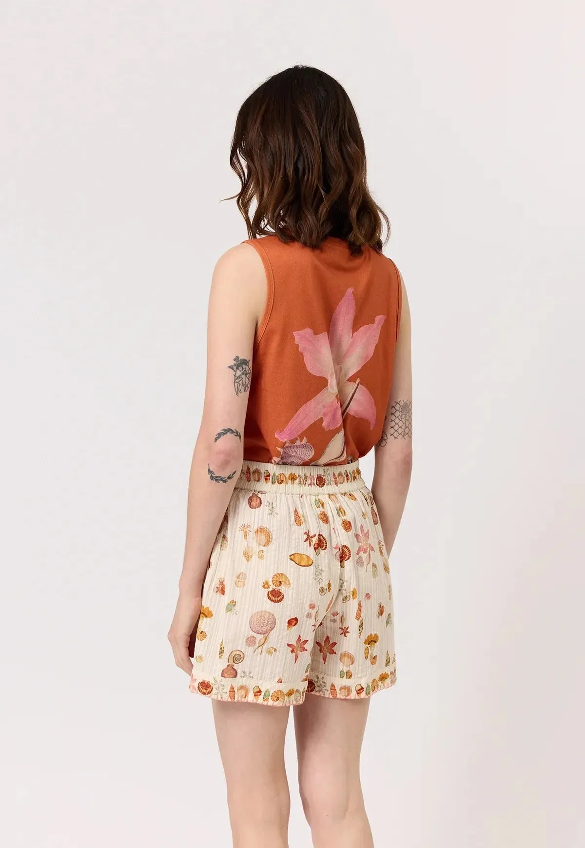 Nancybird Iris Shorts in Cream Shell