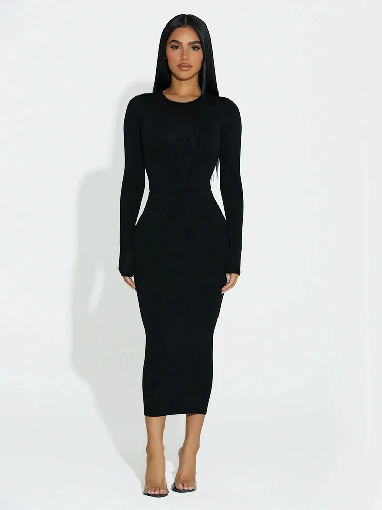 NW Sculpt Midi Skirt