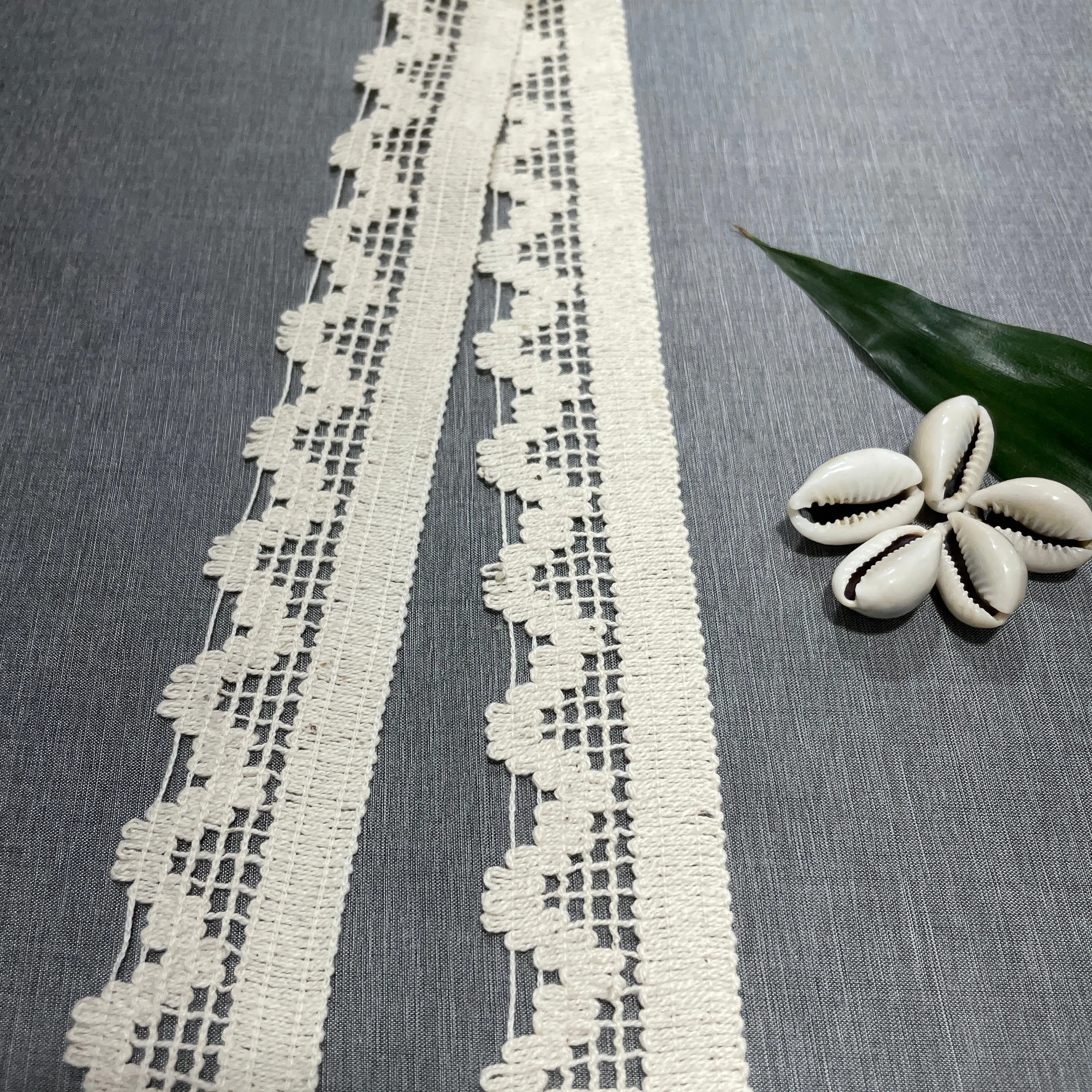 Off Cream Dyeable Cotton Lace PC-9236