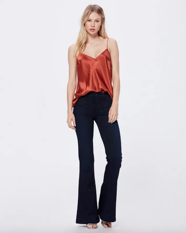 Paige Premium Denim - Genevieve with Patch Pockets in Claribelle
