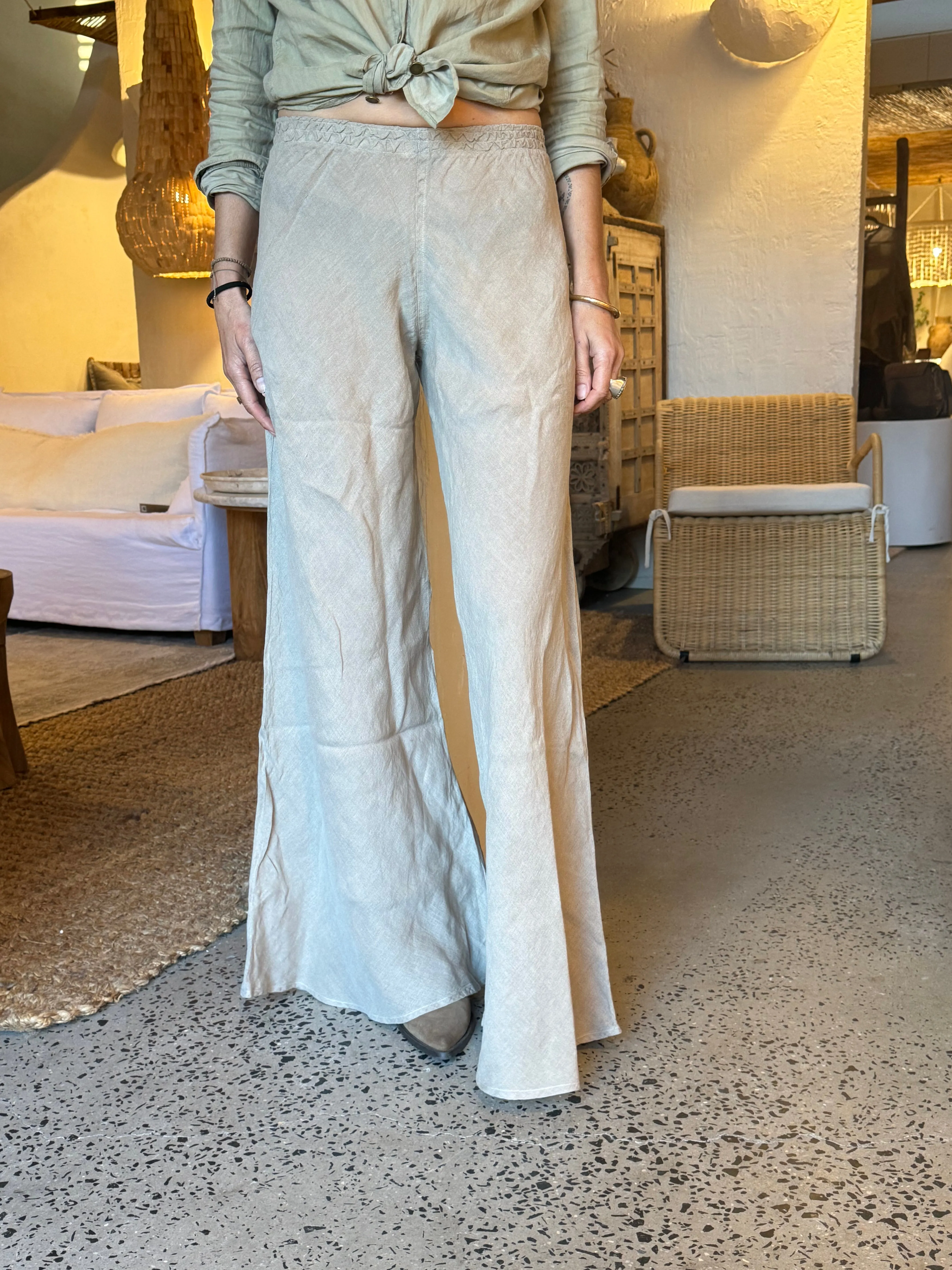 PANTALONE SIMONE BATTISTA NATURALE XS
