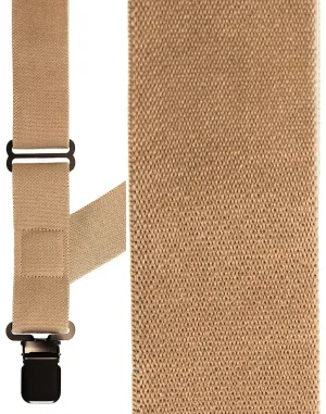 "Khaki Side Clip" Suspenders