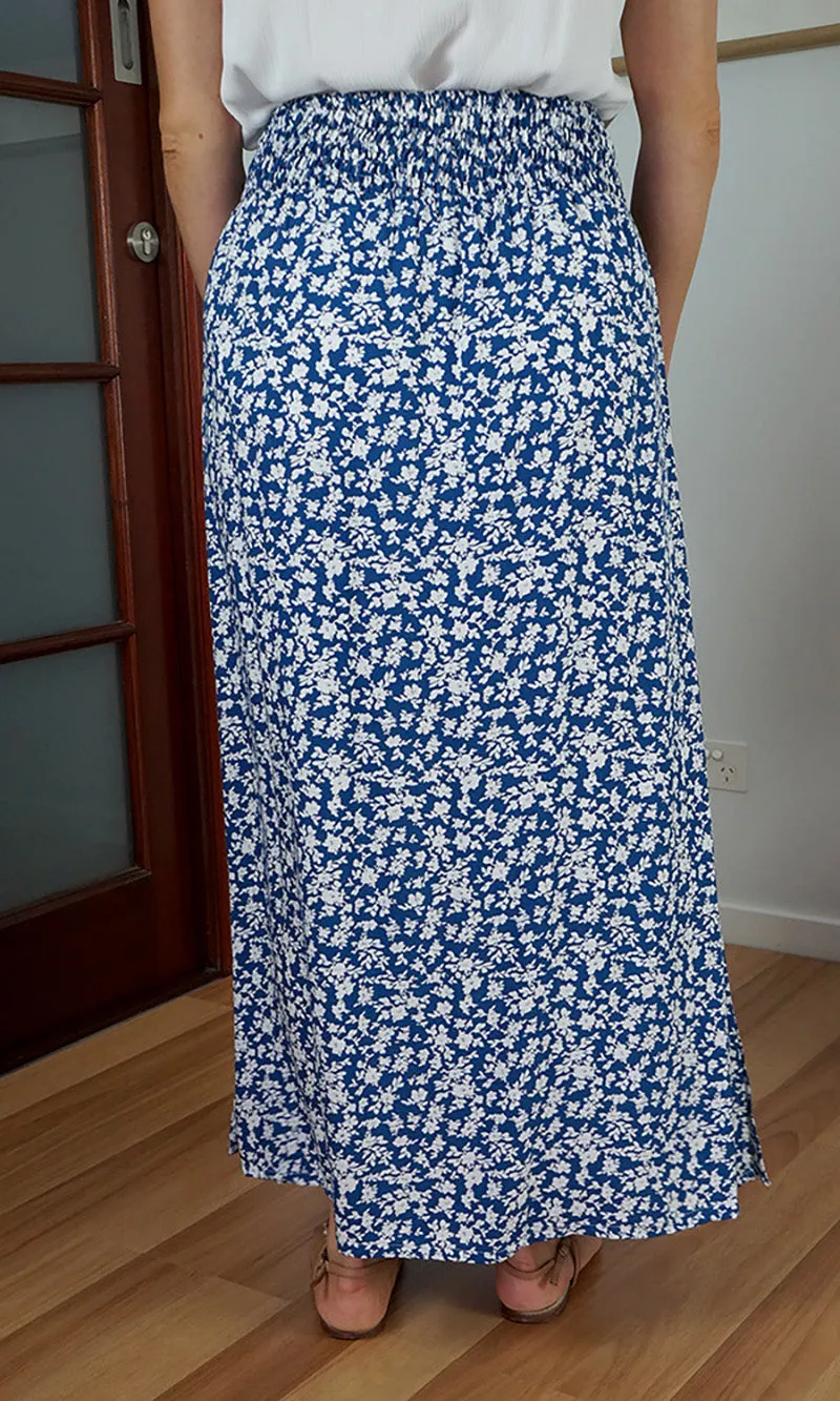 Rayon Skirt Amber Microflower, More Colours