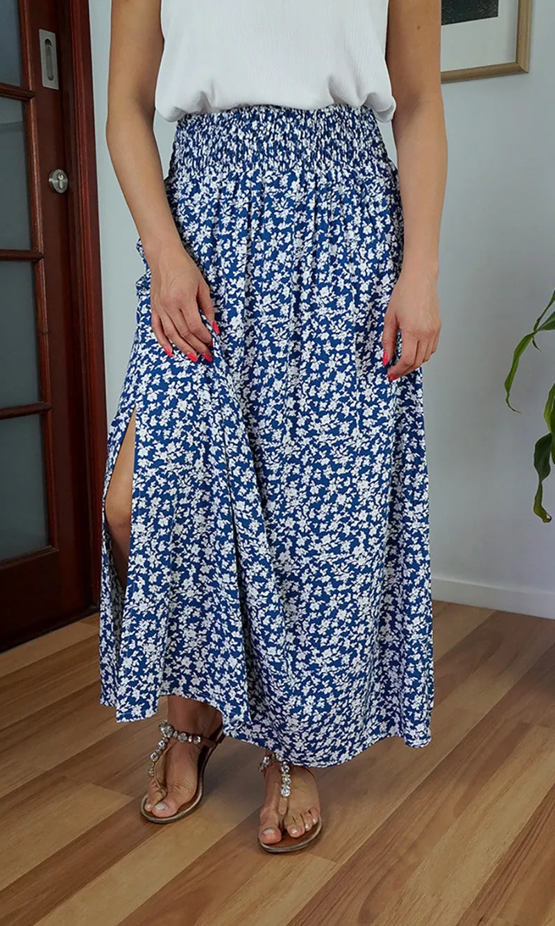 Rayon Skirt Amber Microflower, More Colours