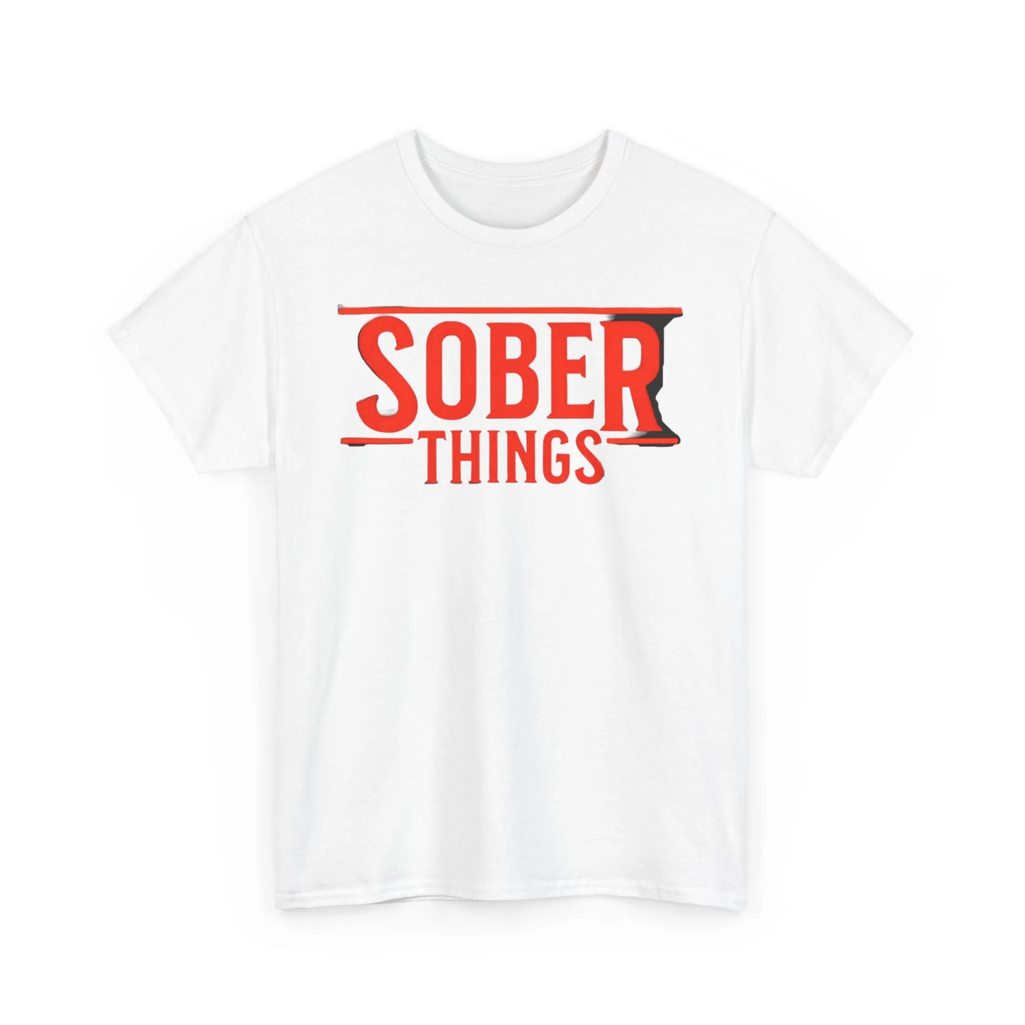 Sober Things Unisex Heavy Cotton Tee