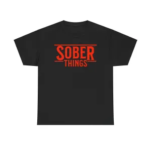 Sober Things Unisex Heavy Cotton Tee