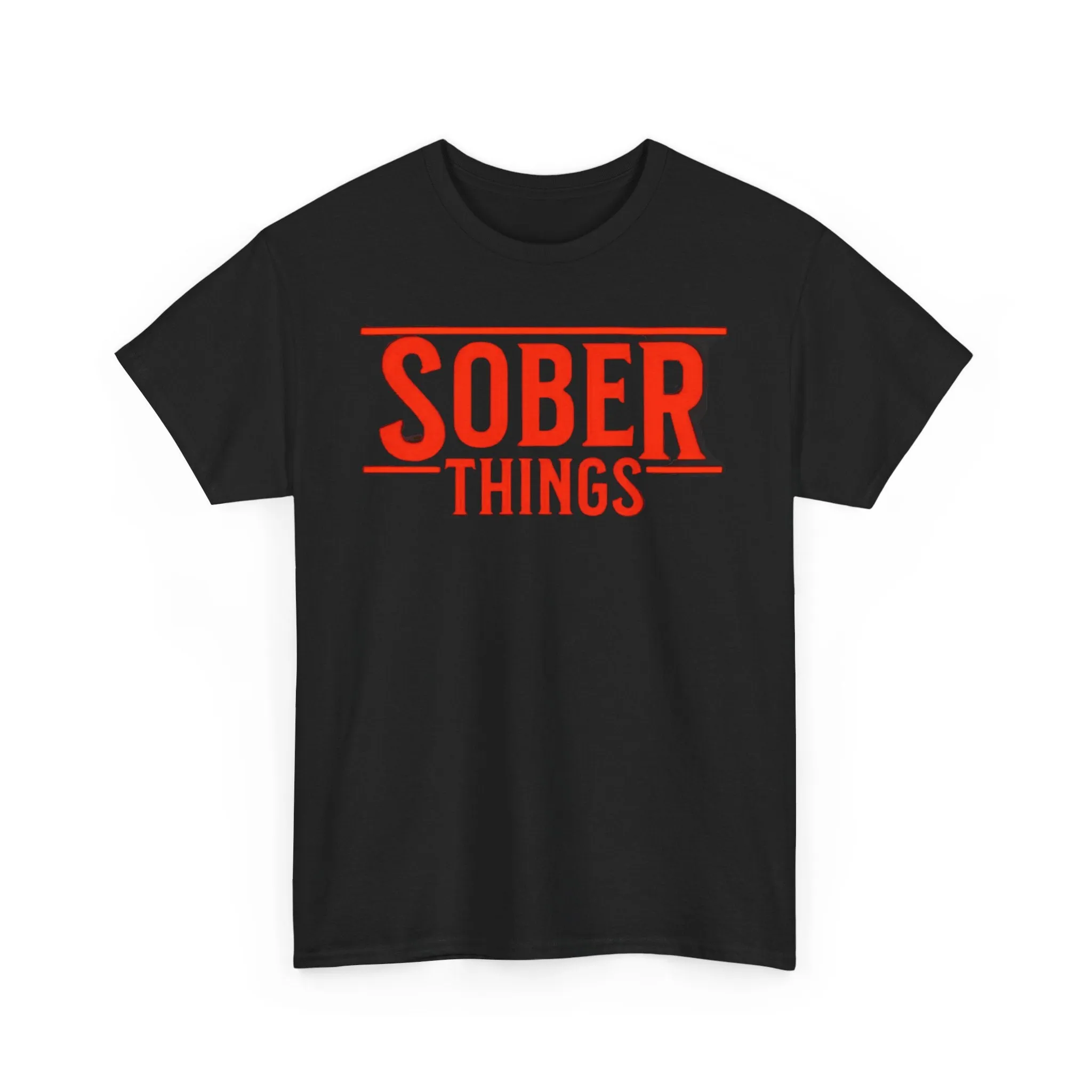 Sober Things Unisex Heavy Cotton Tee