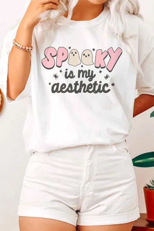 SPOOKY IS MY AESTHETIC GRAPHIC TEE PLUS SIZE