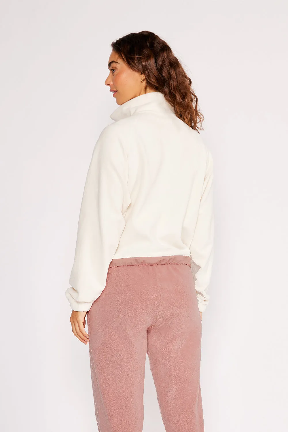 Stacey polar fleece half-zip pullover