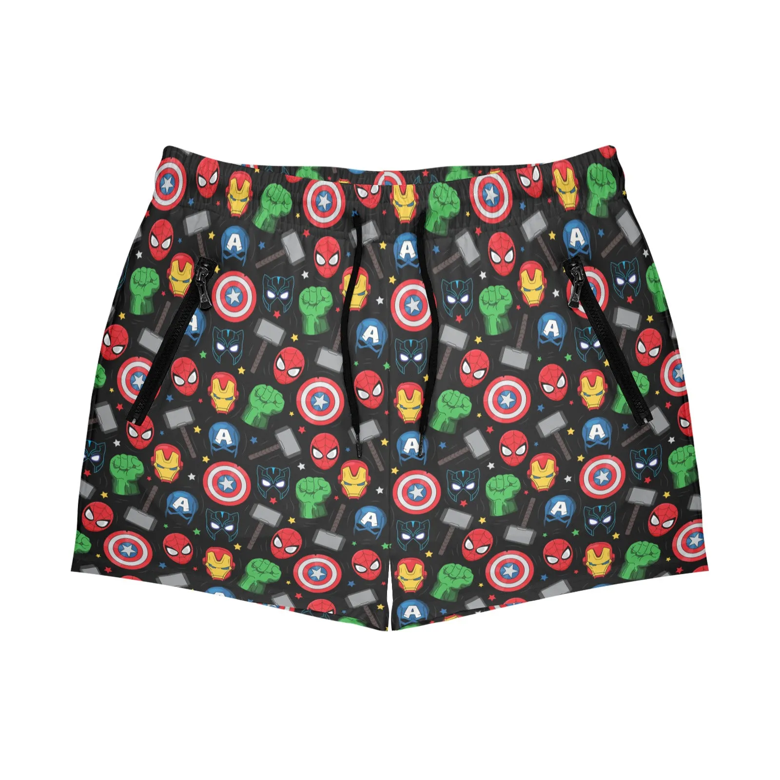 Super Heroes Men's Quick Dry Athletic Shorts