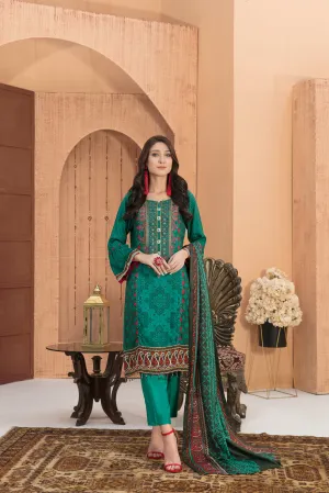 Tawakkal Moira Embroidered Linen Collection – D-7538