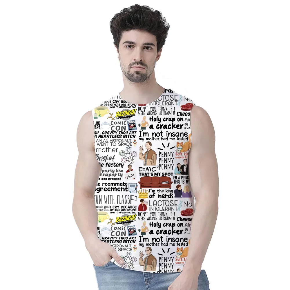 The Big Bang Theory AOP Sleeveless T shirt