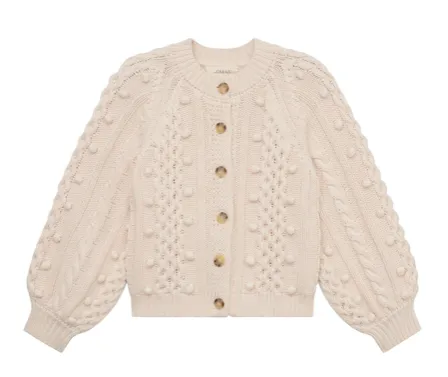 The Great - The Mountainside Cardigan in Cream