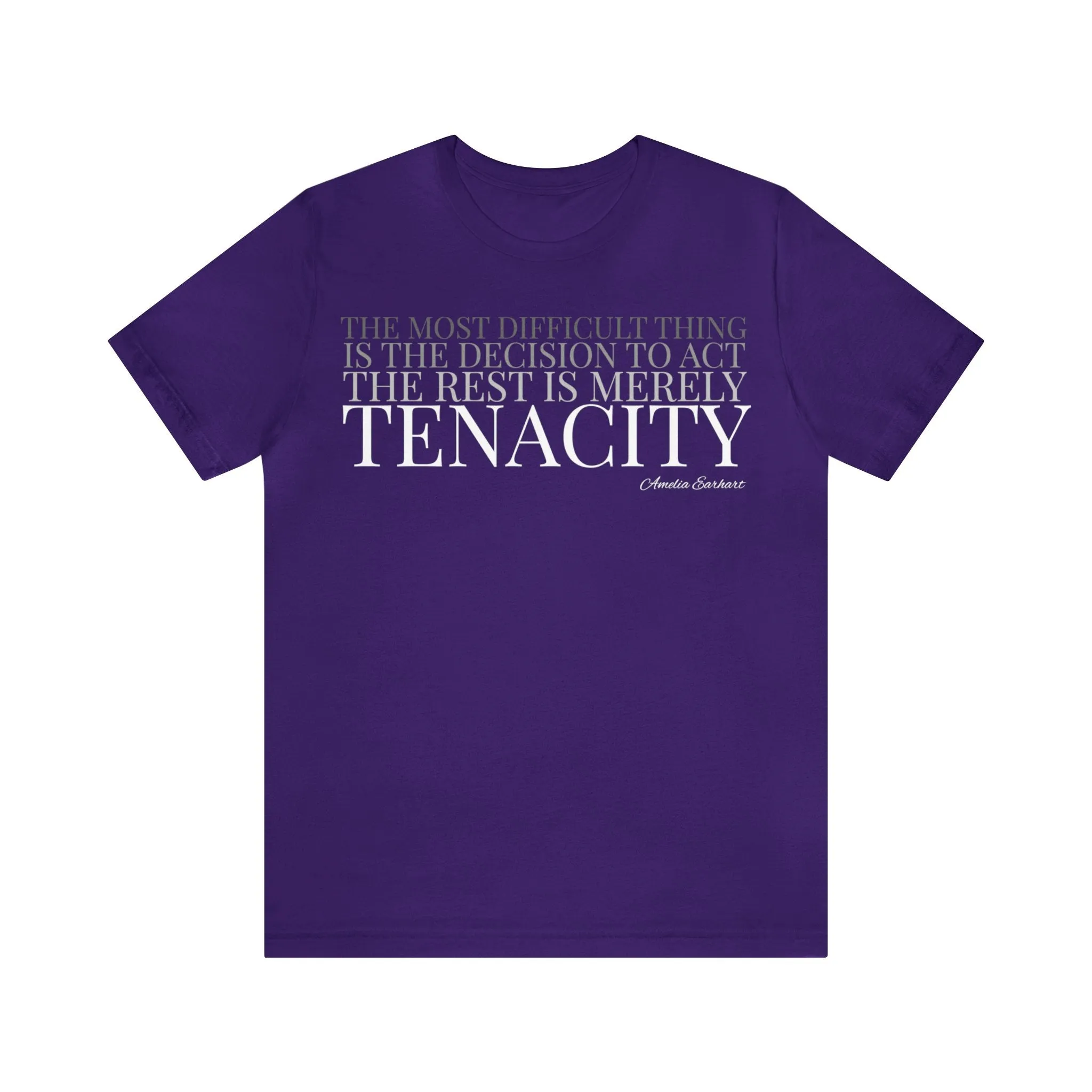 The Rest is Merely Tenacity ... Tee