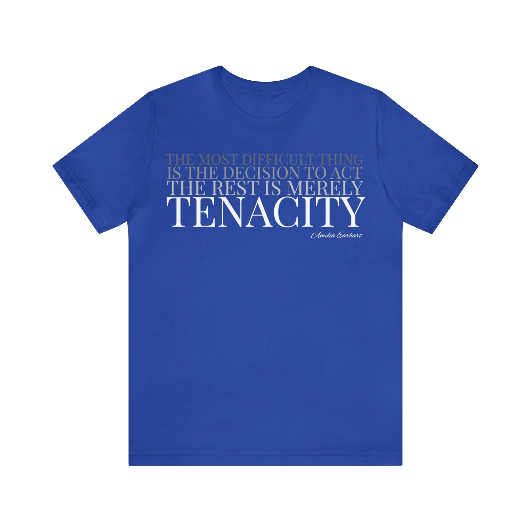 The Rest is Merely Tenacity ... Tee