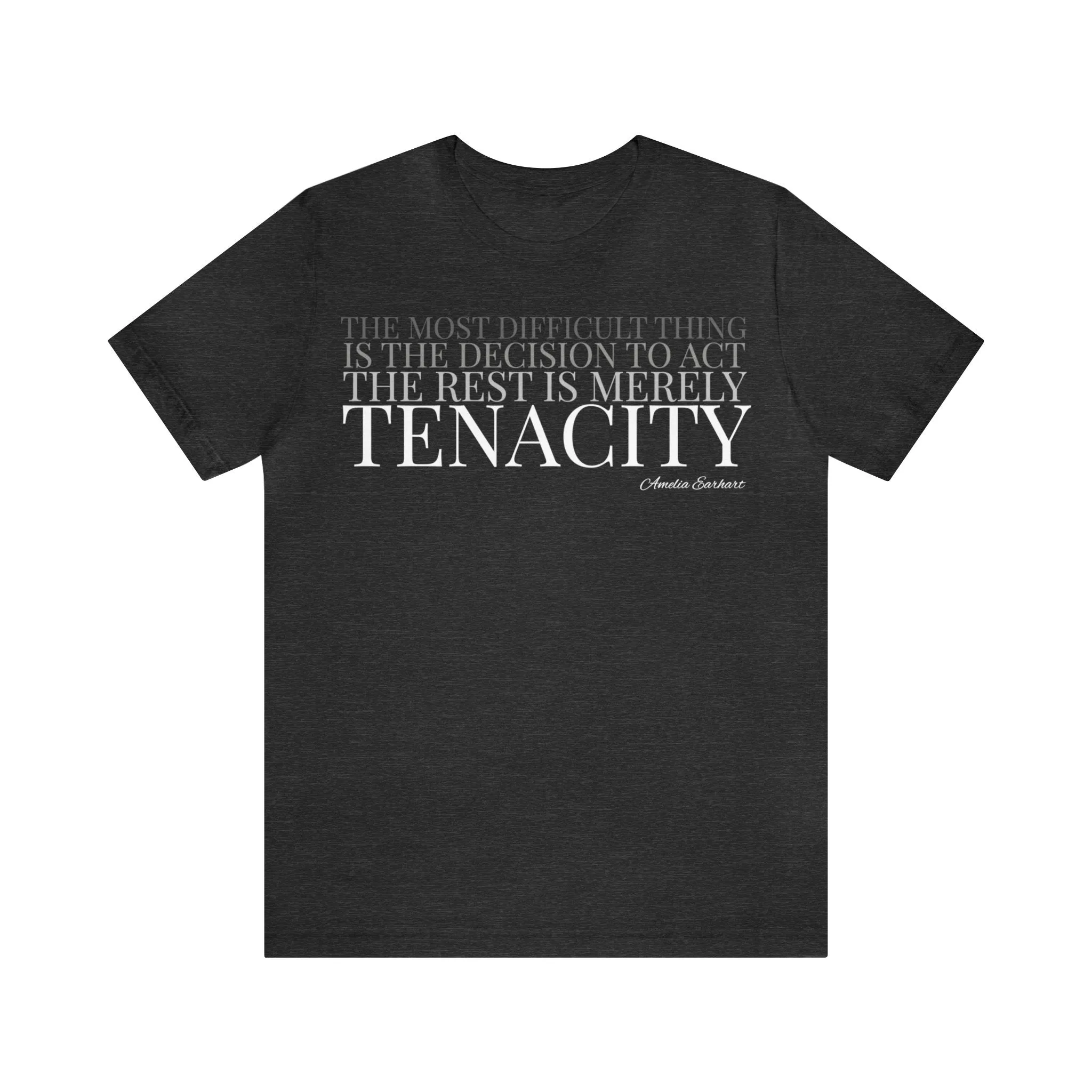 The Rest is Merely Tenacity ... Tee