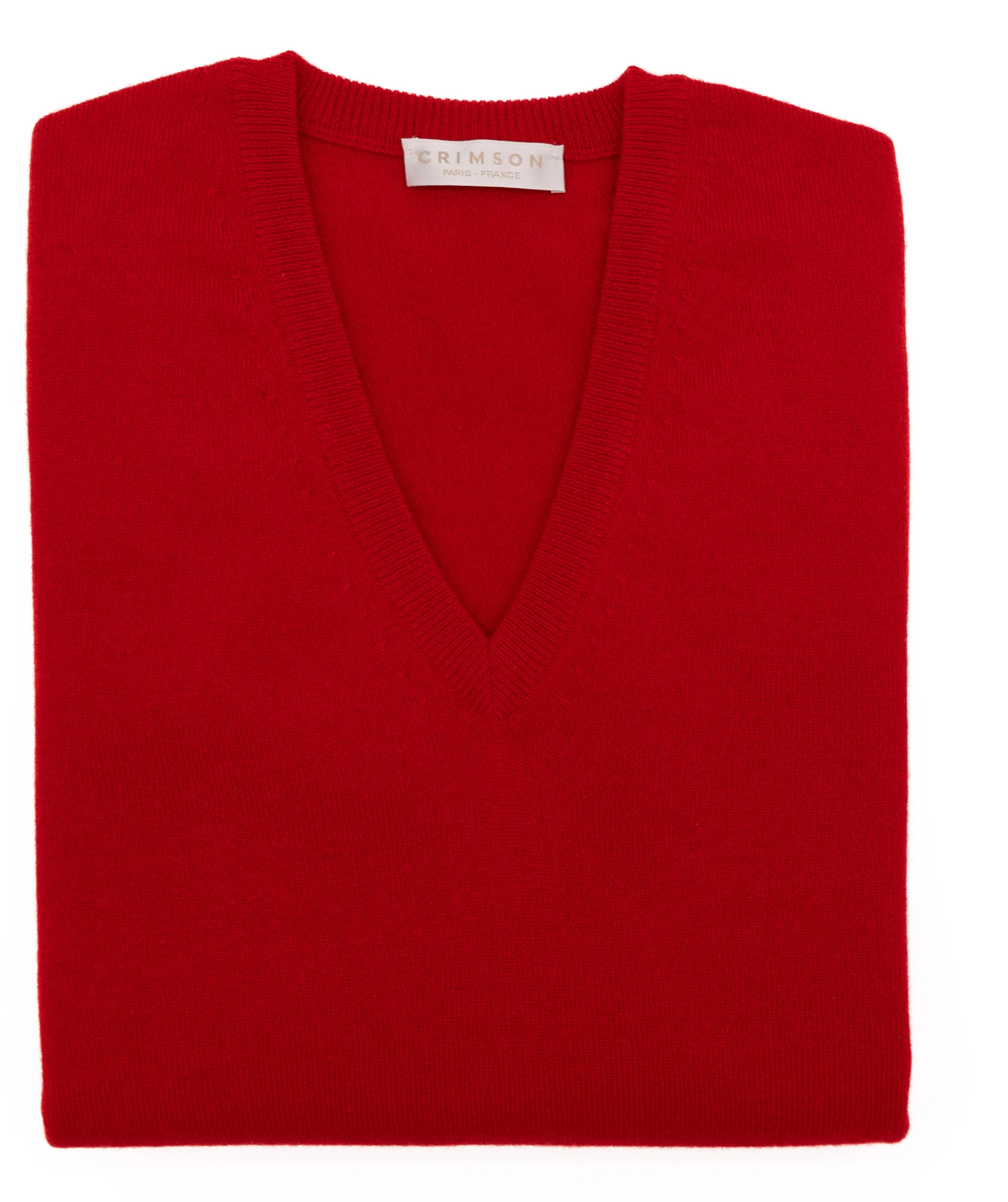 V-NECK | CARDINAL