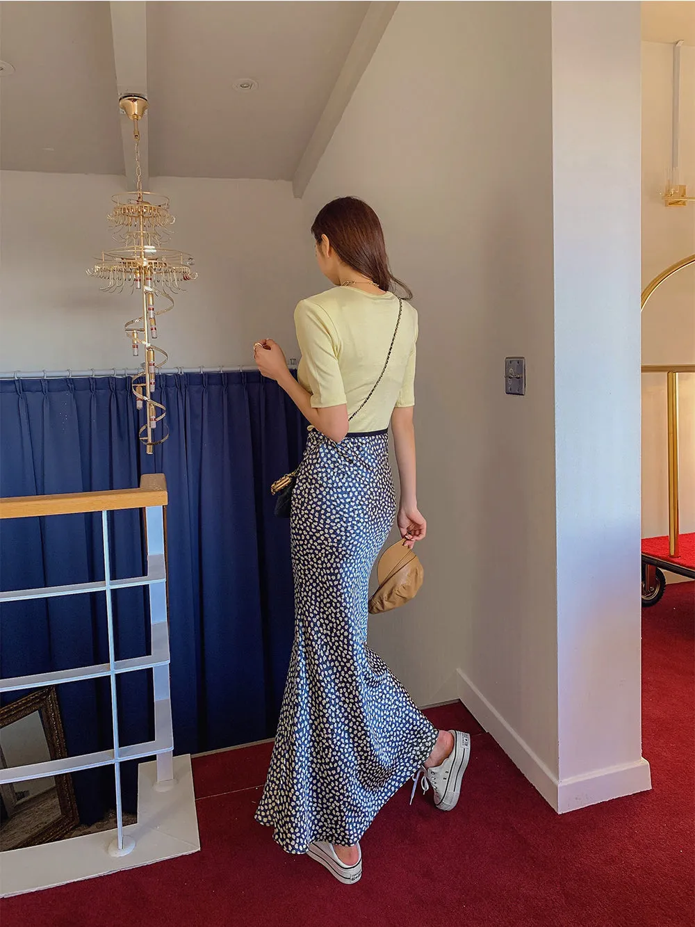 When We Disco Dots Long Skirt