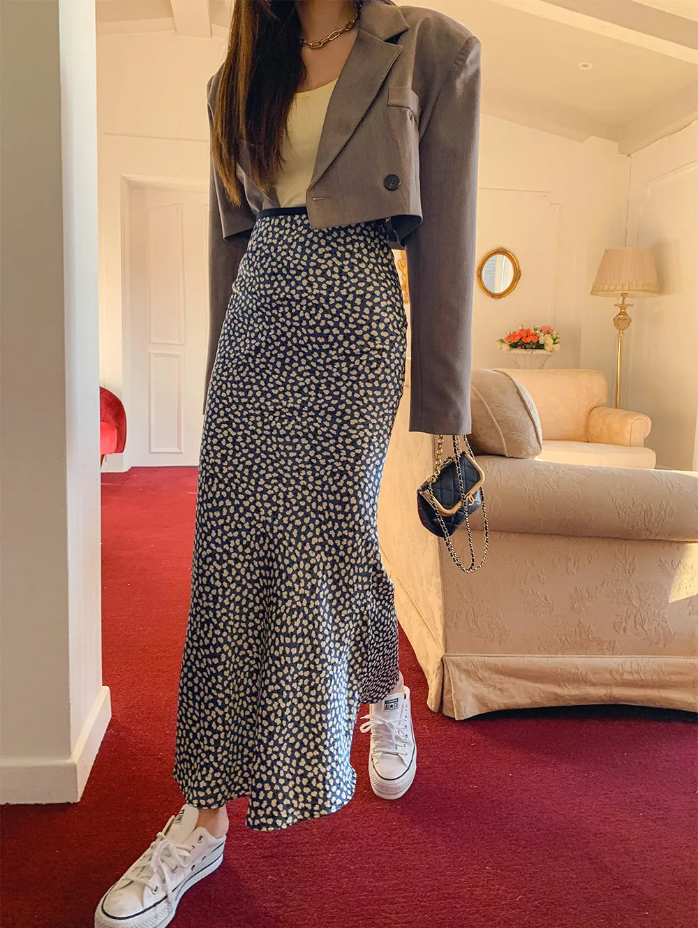 When We Disco Dots Long Skirt